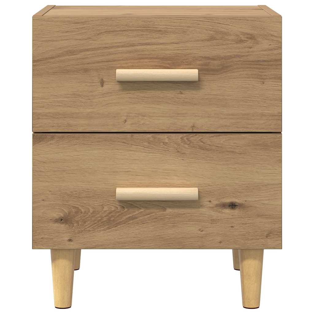 vidaXL Bettschrank Artisan-Eiche 40 x 35 x 47,5 cm Holzwerkstoff