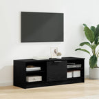 vidaXL TV-Schränk Schwarz Eichen-Optik 102 x 35 x 36,5 cm