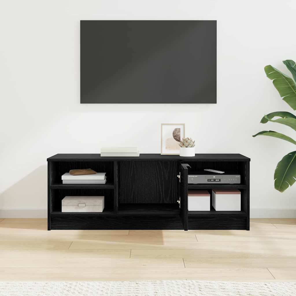 vidaXL TV-Schränk Schwarz Eichen-Optik 102 x 35 x 36,5 cm
