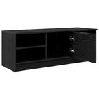 vidaXL TV-Schränk Schwarz Eichen-Optik 102 x 35 x 36,5 cm