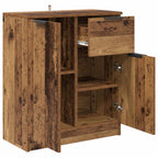 vidaXL Sideboard mit Schubladen Altholz 60 x 30 x 70 cm Holzwerkstoff