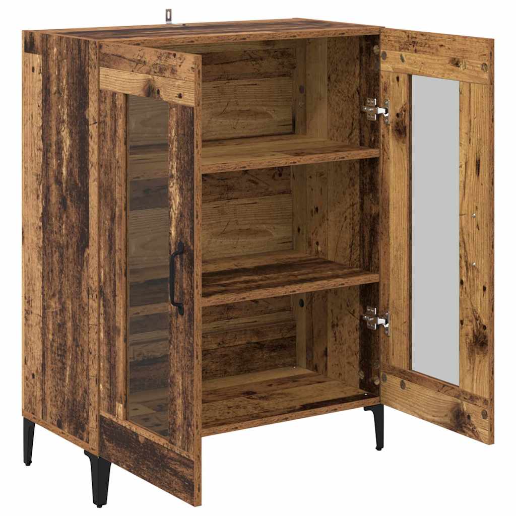 vidaXL Sideboard Altholz 69,5 x 34 x 90 cm Verbundholz und Eisen