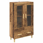 vidaXL Highboard mit Schubladen Altholz 70 x 31 x 115 cm Holzwerkstoff