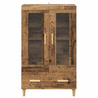 vidaXL Highboard mit Schubladen Altholz 70 x 31 x 115 cm Holzwerkstoff