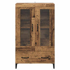 vidaXL Highboard Altholz 70 x 31 x 115 cm Verbundholz und Eisen