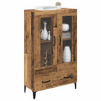 vidaXL Highboard Altholz 70 x 31 x 115 cm Verbundholz und Eisen