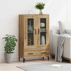 vidaXL Highboard Artisan-Eiche 70 x 31 x 115 cm Verbundholz und Eisen