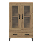 vidaXL Highboard Artisan-Eiche 70 x 31 x 115 cm Verbundholz und Eisen