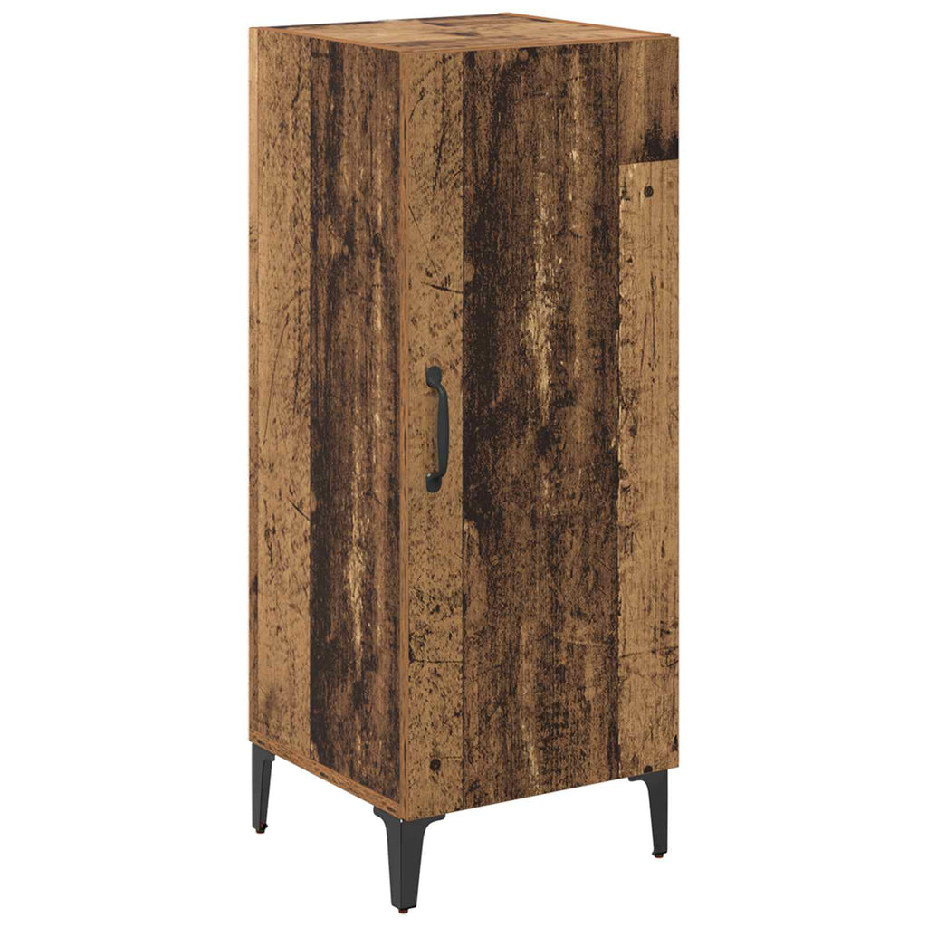 vidaXL Sideboard Wandmontiert Altholz 34,5 x 34 x 90 cm Holzwerkstoff