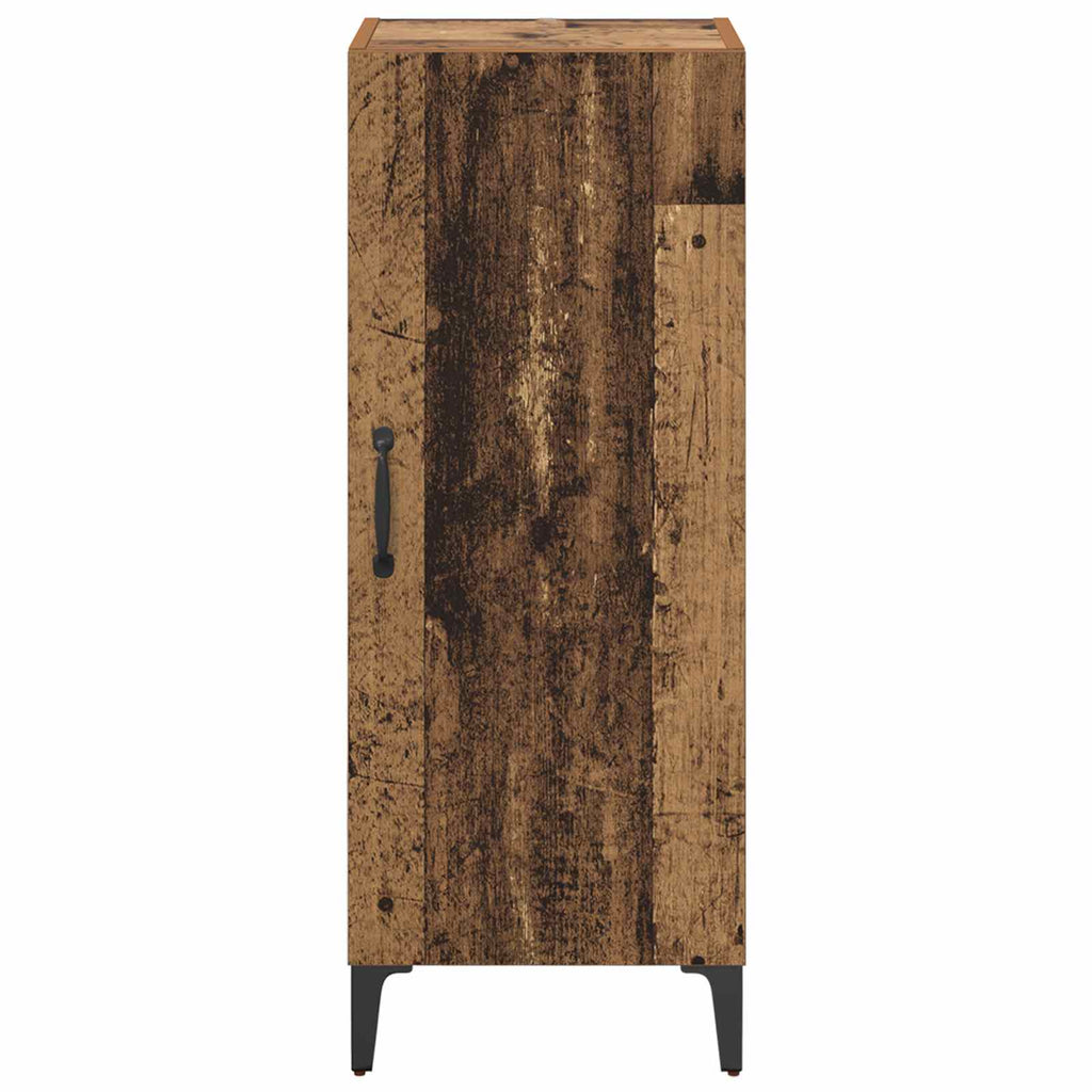 vidaXL Sideboard Wandmontiert Altholz 34,5 x 34 x 90 cm Holzwerkstoff