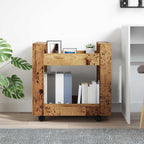 vidaXL Schreibtischwagen Altholz 60 x 45 x 60 cm Holzwerkstoff