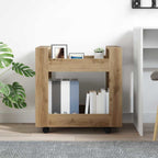 vidaXL Schreibtischwagen Artisan-Eiche 60 x 45 x 60 cm Holzwerkstoff