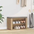 vidaXL Schuhregal Artisan-Eiche 75 x 35 x 45 cm Holzwerkstoff