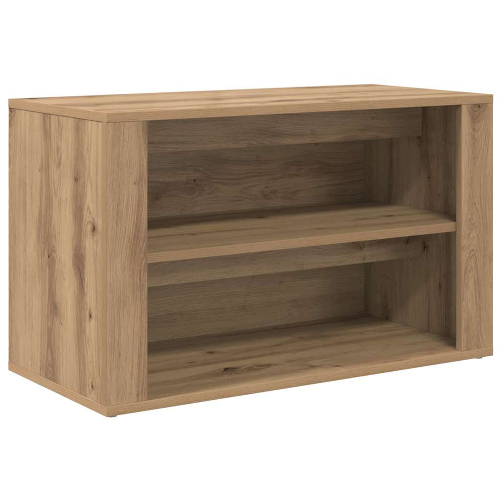 vidaXL Schuhregal Artisan-Eiche 75 x 35 x 45 cm Holzwerkstoff