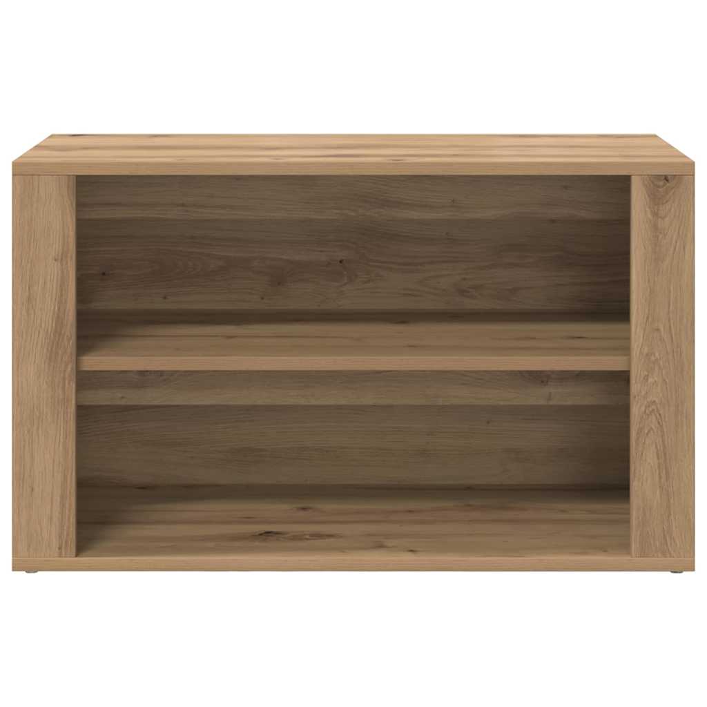 vidaXL Schuhregal Artisan-Eiche 75 x 35 x 45 cm Holzwerkstoff