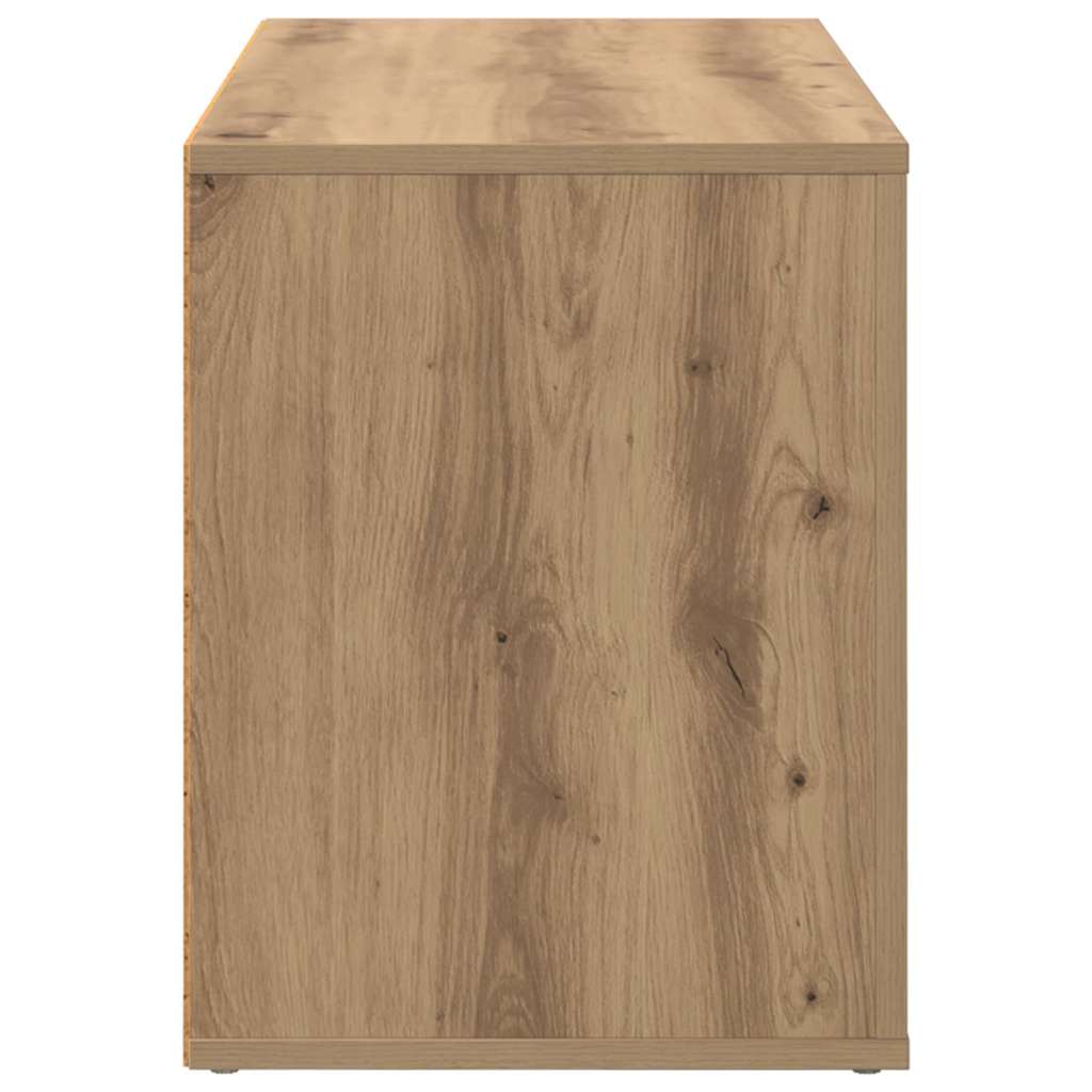 vidaXL Schuhregal Artisan-Eiche 75 x 35 x 45 cm Holzwerkstoff