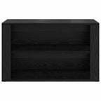 vidaXL Schuhregal Schwarz Eichen-Optik 75 x 35 x 45 cm Holzwerkstoff