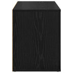 vidaXL Schuhregal Schwarz Eichen-Optik 75 x 35 x 45 cm Holzwerkstoff