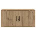 vidaXL Wandmontiertes TV-Regal Artisan-Eiche 80 x 34,5 x 40 cm