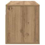 vidaXL Wandmontiertes TV-Regal Artisan-Eiche 80 x 34,5 x 40 cm