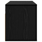 vidaXL Wandmontiertes TV-Regal Schwarz Eichen-Optik 80 x 34,5 x 40 cm