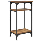 vidaXL Beistelltisch mit Regal Altholz 40 x 30 x 75 cm Holzwerkstoff