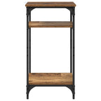 vidaXL Beistelltisch mit Regal Altholz 40 x 30 x 75 cm Holzwerkstoff