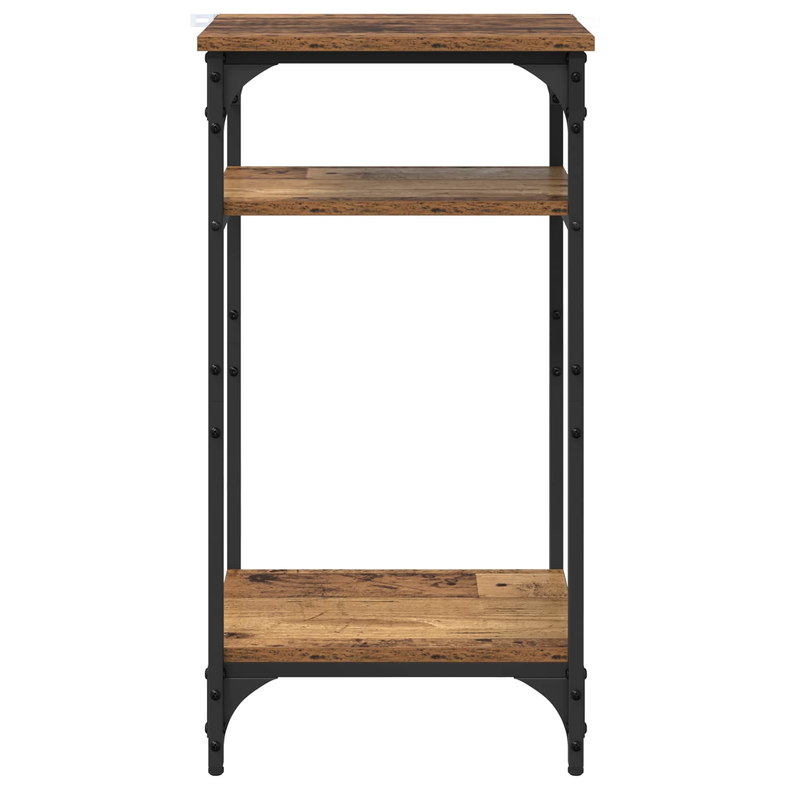 vidaXL Beistelltisch mit Regal Altholz 40 x 30 x 75 cm Holzwerkstoff