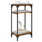 vidaXL Beistelltisch mit Regal Altholz 40 x 30 x 75 cm Holzwerkstoff