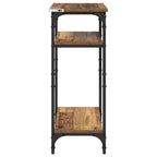 vidaXL Beistelltisch mit Regal Altholz 40 x 30 x 75 cm Holzwerkstoff