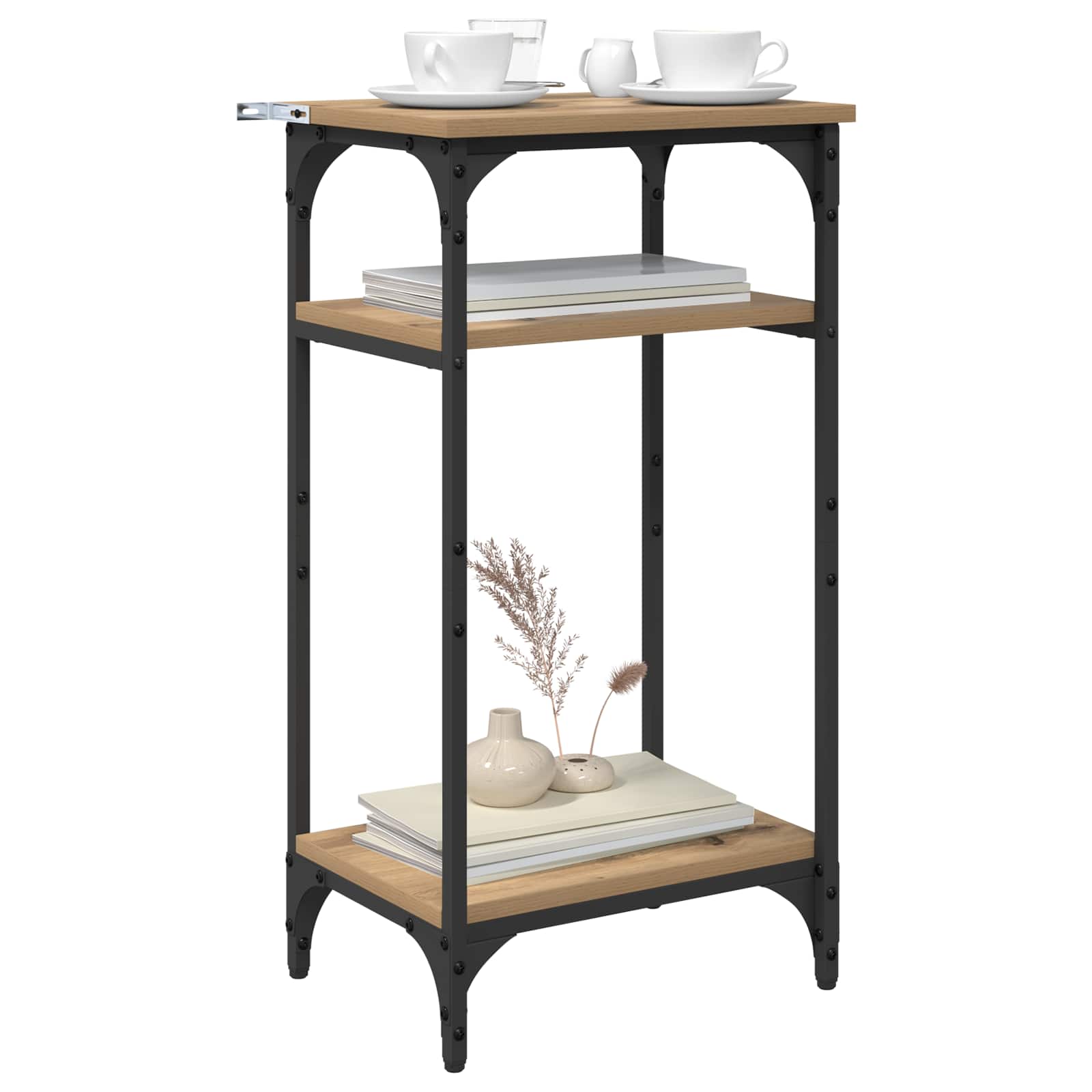 vidaXL Beistelltisch Artisan-Eiche 40 x 30 x 75 cm Holzwerkstoff