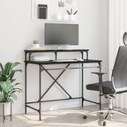 vidaXL Schreibtisch Schwarz Eichen-Optik 100 x 50 x 90 cm