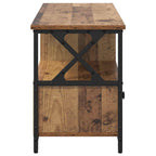 vidaXL TV-Schränk Altholz 90 x 33 x 45 cm Ingenieure Holz und Stahl