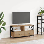 vidaXL TV-Schränk mit Schubladen Artisan-Eiche 90 x 33 x 45 cm