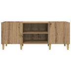 vidaXL Schallplattenschrank Artisan-Eiche 121 x 38 x 48 cm