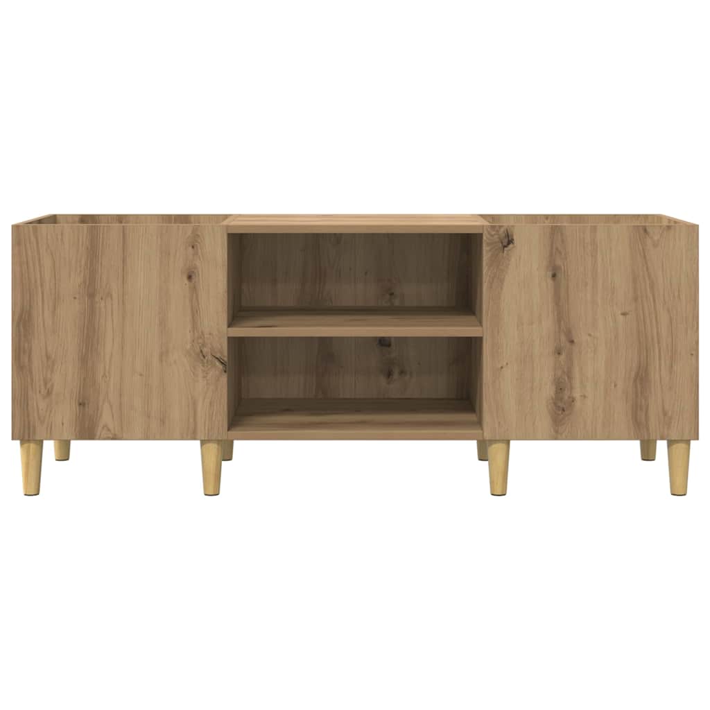 vidaXL Schallplattenschrank Artisan-Eiche 121 x 38 x 48 cm