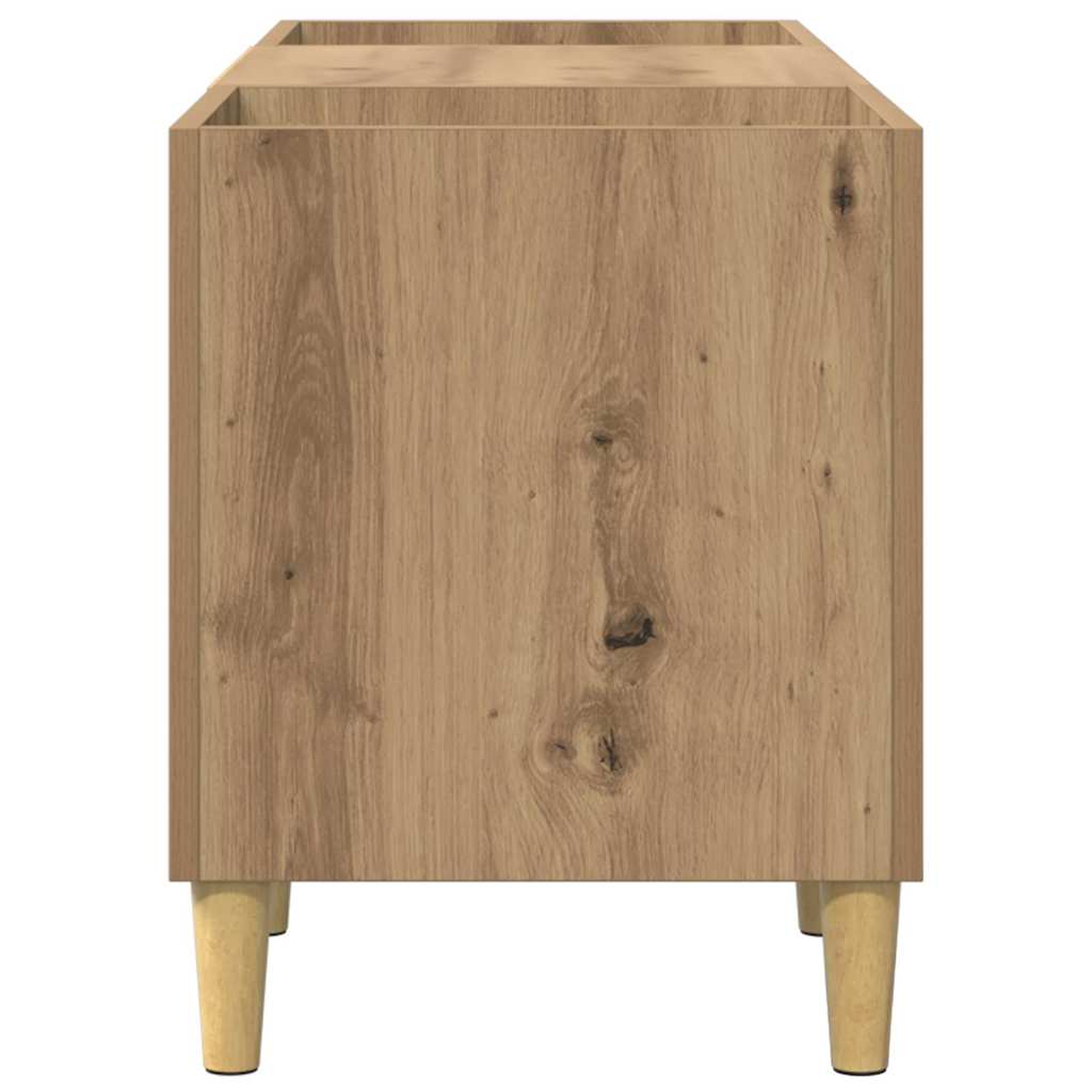 vidaXL Schallplattenschrank Artisan-Eiche 121 x 38 x 48 cm