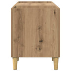 vidaXL Schallplattenschrank Artisan-Eiche 121 x 38 x 48 cm