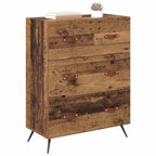 vidaXL Kommode mit Schubladen Altholz 69,5 x 34 x 90 cm Holzwerkstoff