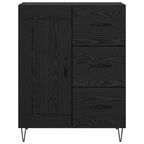 vidaXL Sideboard Schwarze Eiche 69,5 x 34 x 90 cm Holzwerkstoff