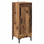 vidaXL Sideboard Olden Altholz 34,5 x 34 x 90 cm Verbundholz und Eisen