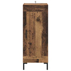 vidaXL Sideboard Olden Altholz 34,5 x 34 x 90 cm Verbundholz und Eisen