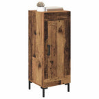 vidaXL Sideboard Olden Altholz 34,5 x 34 x 90 cm Verbundholz und Eisen