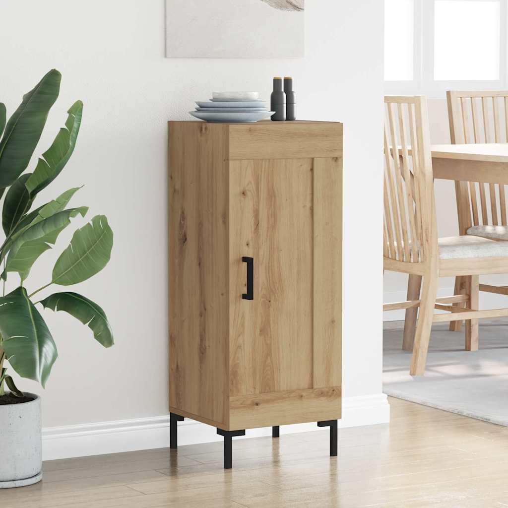 vidaXL Sideboard Olden Artisan-Eiche 34,5 x 34 x 90 cm