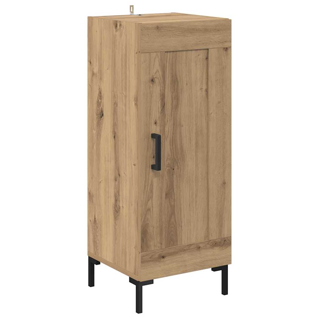 vidaXL Sideboard Olden Artisan-Eiche 34,5 x 34 x 90 cm