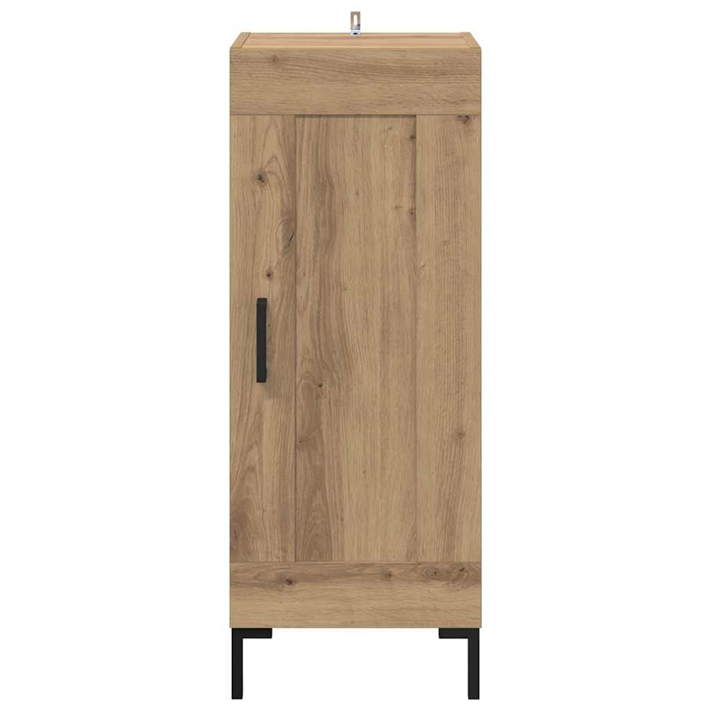 vidaXL Sideboard Olden Artisan-Eiche 34,5 x 34 x 90 cm