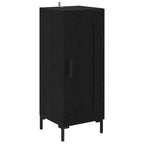 vidaXL Sideboard Olden Schwarz Eichen-Optik 34,5 x 34 x 90 cm