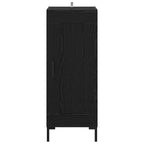 vidaXL Sideboard Olden Schwarz Eichen-Optik 34,5 x 34 x 90 cm