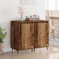 vidaXL Sideboard 2 pcs Altholz 40 x 35 x 70 cm Verbundholz und Eisen