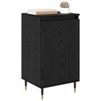 vidaXL Sideboard 2 pcs Schwarz Eichen-Optik 40 x 35 x 70 cm